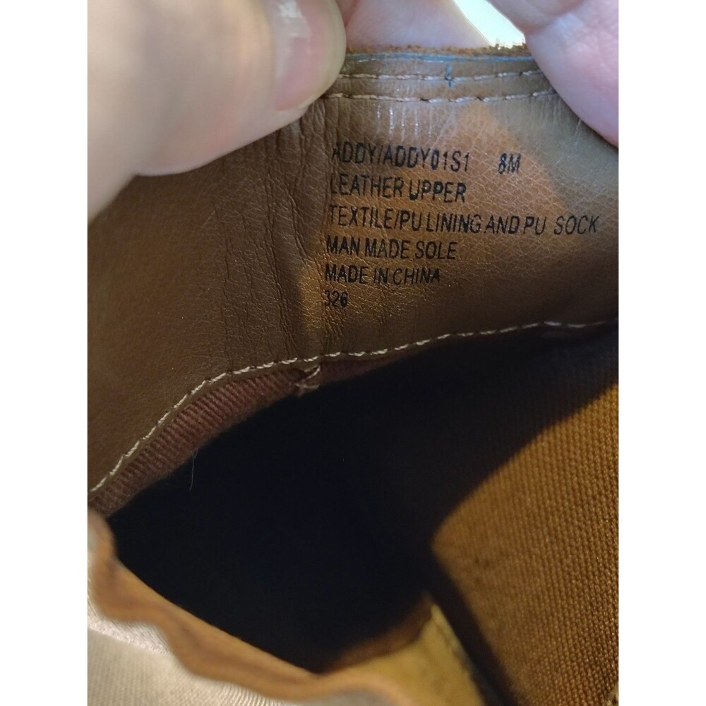 Steve Madden Addy Brown Suede Chelsea Ankle Boots Pointed Toe Pull On 8M - Picture 5 of 10